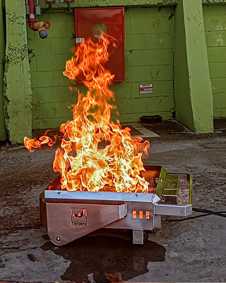 Simulador de incêndio T21 Treinex
