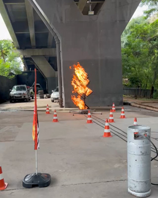 Simulador de incêndio TRX TREE FIRE Treinex