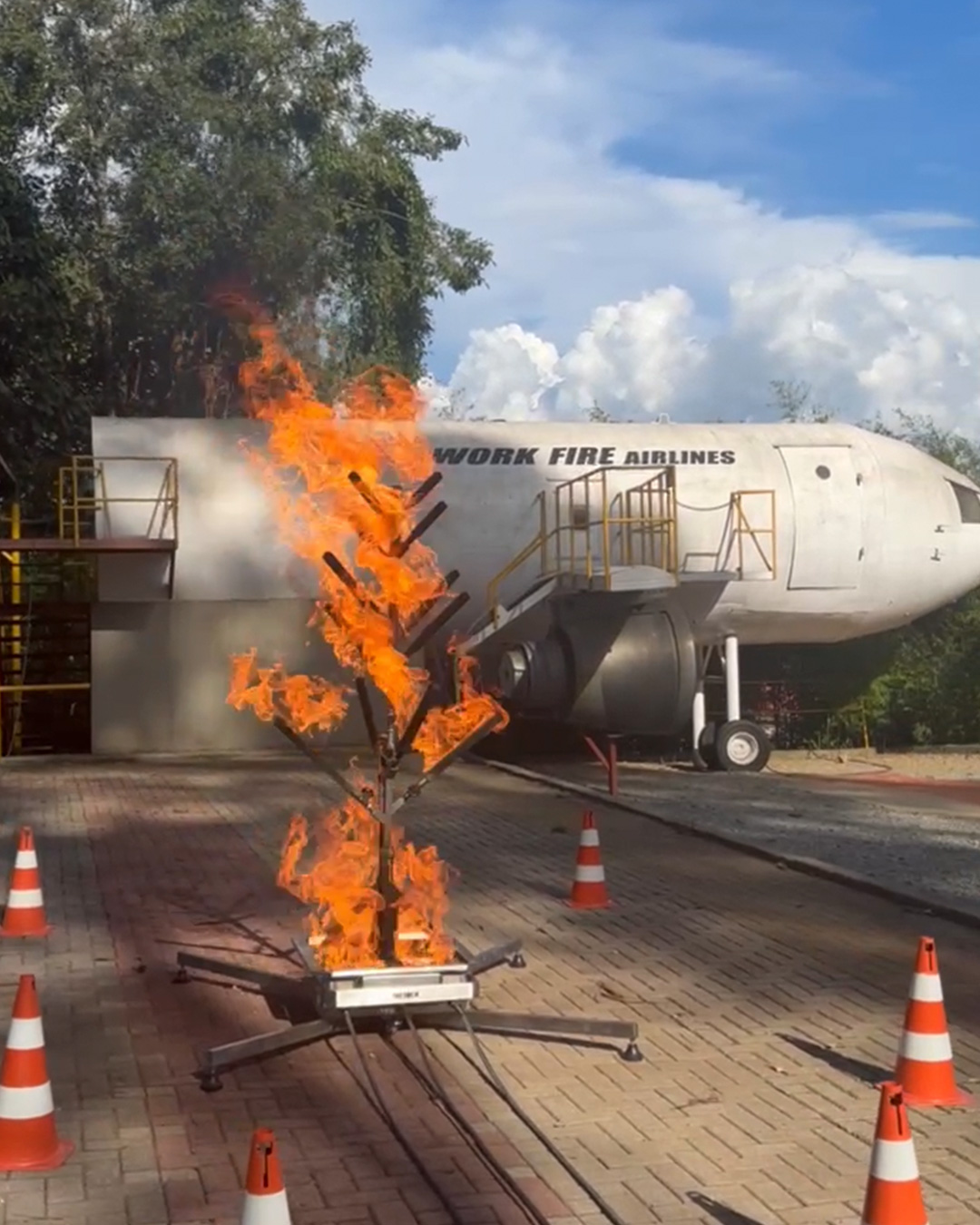 Simulador de incêndio TRX TREE FIRE Treinex